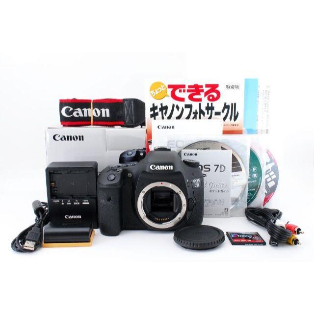 カメラ★付属品多数・美品★ Canon キヤノン EOS7D デジタル一眼 カメラ