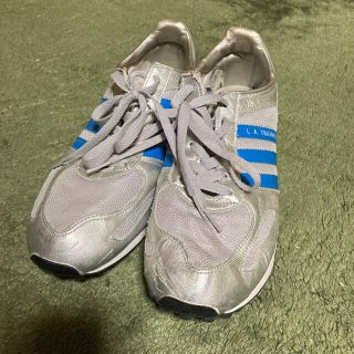 アディダス(adidas)のadidas L.A. TRAINER 28㎝　シルバー(スニーカー)