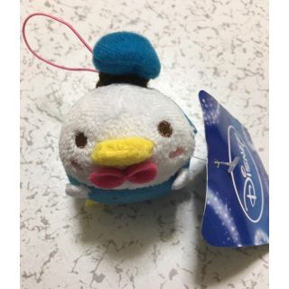 ディズニー(Disney)のディズニー ドナルド ぬいぐるみ ストラップ(キャラクターグッズ)