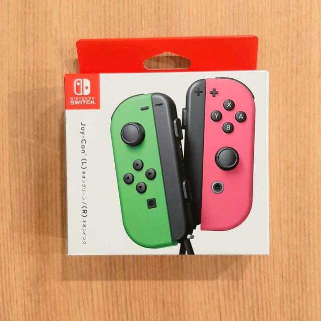 NINTENDO Switch Joy-Con ネオングリーン　ネオンピンク