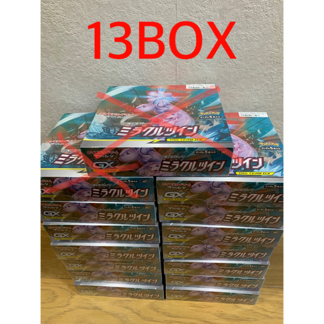 Box/デッキ/パックポケモンカード ミラクルツイン 未開封　7BOX