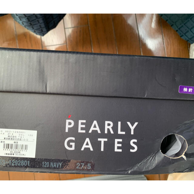 PEARLY GATES(パーリーゲイツ)の新品　27.5cm  ゴルフシューズ　パーリーゲイツ　 ローカットシューズ　 スポーツ/アウトドアのゴルフ(シューズ)の商品写真