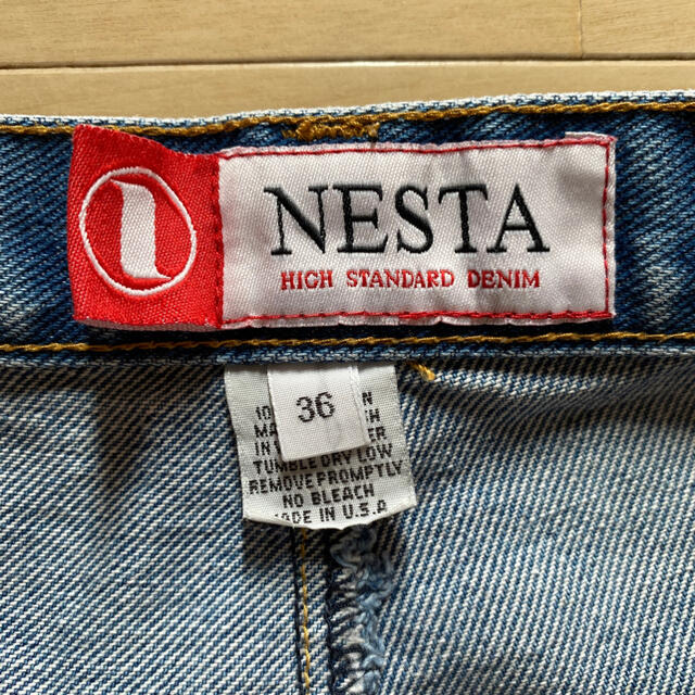 NESTA BRAND(ネスタブランド)のNESTA デニムハーフパンツ ネスタ レアなアメリカ製のサンプル品 メンズのパンツ(ショートパンツ)の商品写真