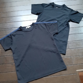 イグニス(IGNIS)の男の子　140　メッシュ黒Tシャツ　二枚セット　スポーツウェア(Tシャツ/カットソー)
