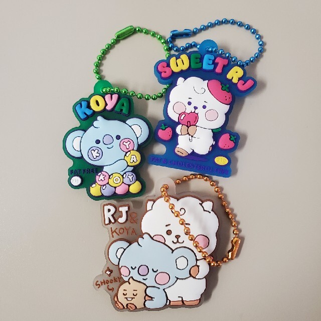 防弾少年団(BTS)(ボウダンショウネンダン)のBT21 ラバーマスコット グミ　RJ KOYA SHOOKY コヤ シュキ エンタメ/ホビーのCD(K-POP/アジア)の商品写真