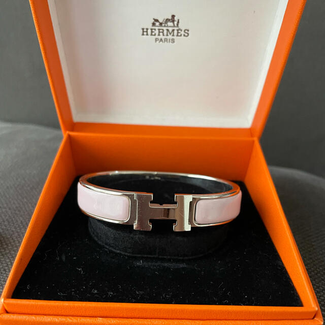 美品】HERMES エルメス クリッククラック バングル ピンク | www