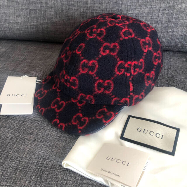 GUCCI・グッチ GGウールベースボールキャップ 割引特売中