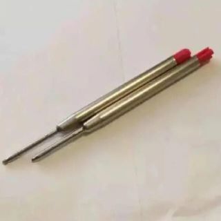 パーカー(Parker)のパーカー互換ボールペン替芯 中字　赤色　2本セット(ペン/マーカー)