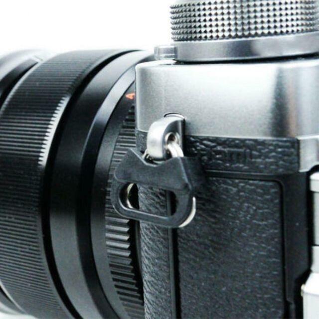カメラストラップ接続用　三角リング　リング保護カバー スマホ/家電/カメラのカメラ(デジタル一眼)の商品写真