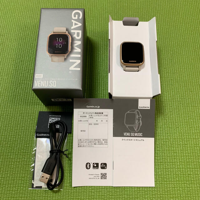 GARMIN Venu Sq Music LightSand/RoseGold腕時計