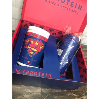 マイプロテイン(MYPROTEIN)のマイプロテイン　スーパーマンコラボ　シェイカー　プロテイン(トレーニング用品)