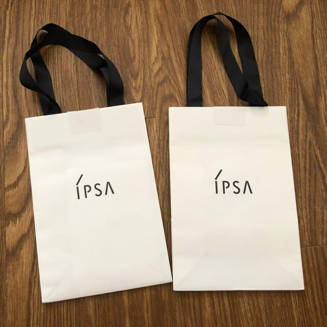 IPSA(イプサ)のイプサ　ショッパー　IPSA 2枚セット レディースのバッグ(ショップ袋)の商品写真