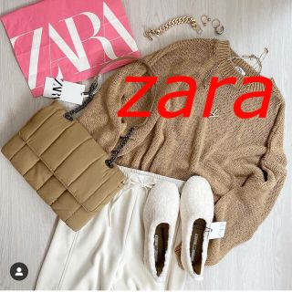 ザラ(ZARA)のZARA ナイロンキルティングショルダーバッグ　(ショルダーバッグ)