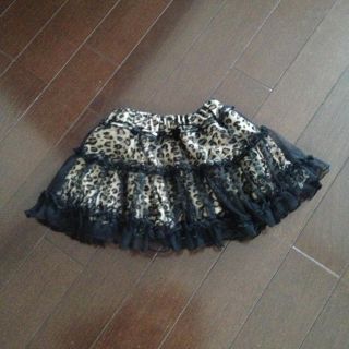ヒョウ柄スカート☆80(その他)