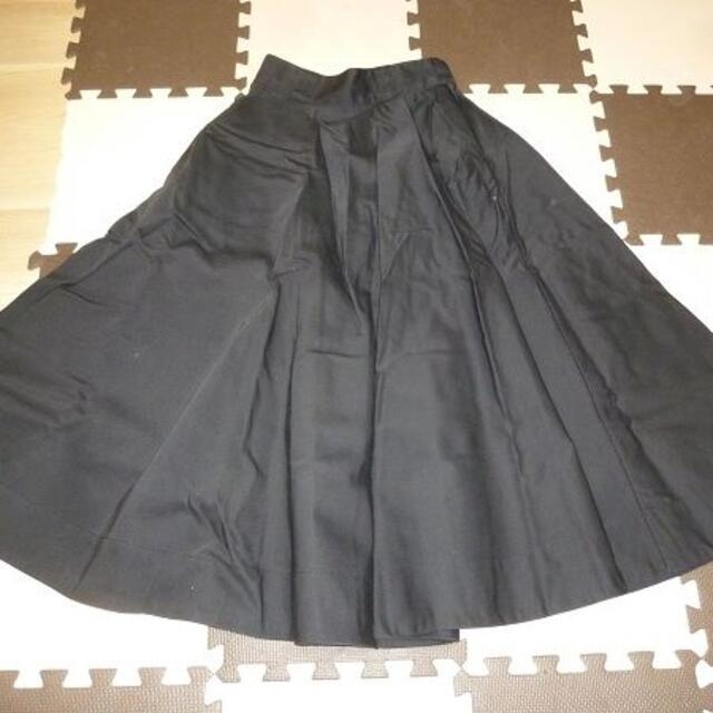 ディッキーズ ツイルタック入りロングスカート 黒色 38サイズ
