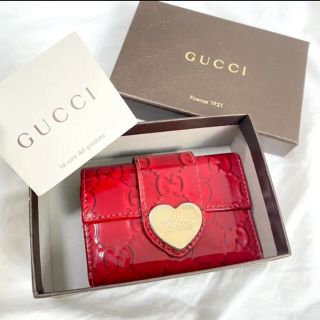 グッチ(Gucci)のグッチ　GG柄　ラブリーハート　キーケース　6連　(キーケース)