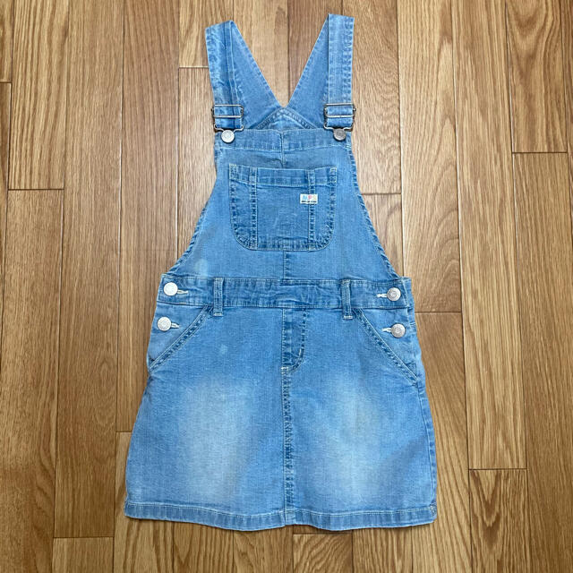 Right-on(ライトオン)のライトオン ジャンパースカート 130cm キッズ/ベビー/マタニティのキッズ服女の子用(90cm~)(スカート)の商品写真