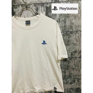 プレイステーション(PlayStation)のPlayStation tシャツ　プレイステーション　ロゴ　刺繍　オフィシャル　(Tシャツ/カットソー(半袖/袖なし))