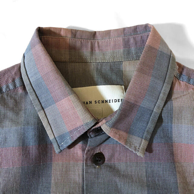 Maison Martin Margiela(マルタンマルジェラ)のSTEPHAN SCHNEIDER ステファンシュナイダー チェックシャツ メンズのトップス(シャツ)の商品写真