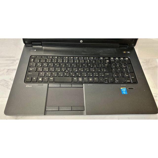 HP(ヒューレットパッカード)の美品 WS HP Zbook17 i7/SSD/ブルーレイ/外付カメラ スマホ/家電/カメラのPC/タブレット(ノートPC)の商品写真