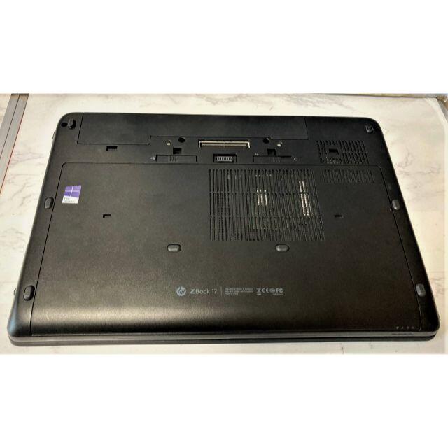 HP(ヒューレットパッカード)の美品 WS HP Zbook17 i7/SSD/ブルーレイ/外付カメラ スマホ/家電/カメラのPC/タブレット(ノートPC)の商品写真