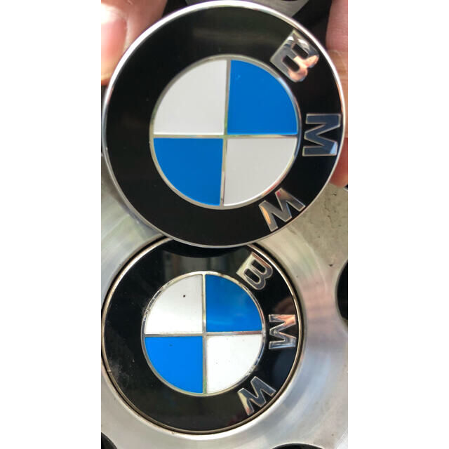 BMW(ビーエムダブリュー)のBMW 社外品 ハブキャップ ホイールセンターキャップ  3個セット　56mm 自動車/バイクの自動車(車種別パーツ)の商品写真