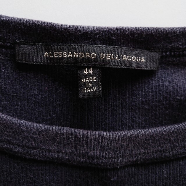 Alessandro Dell'Acqua(アレッサンドロデラクア)のタンクトップ　アレッサンドラ　ドラクア　ブラック メンズのトップス(タンクトップ)の商品写真