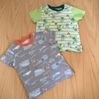 ユニクロ(UNIQLO)のUNIQLO 90サイズ Tシャツ2枚セット(下着)