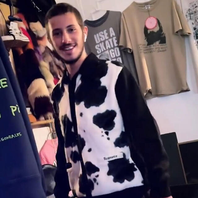 Supreme Cow Print Cardigan S