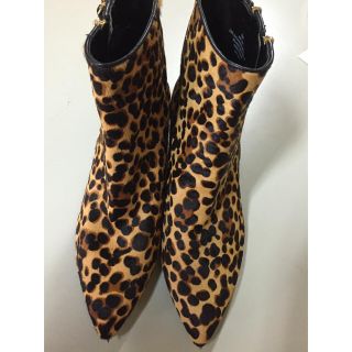 ナインウエスト(NINE WEST)の値下げ！ナインウエスト，ヒョウ柄，25cm，ブーツ(ブーツ)