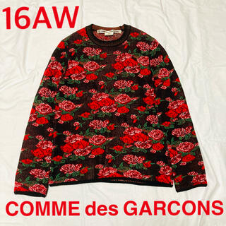 コムデギャルソン(COMME des GARCONS)の16AW COMME des GARCONS ジャガード織　ローズニット(ニット/セーター)
