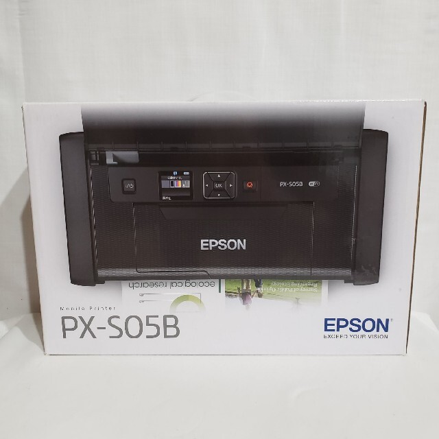 EPSON A4モバイルインクジェットプリンター PX-S05B ブラック 無線