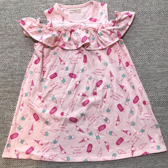 しまむら(シマムラ)の女の子　ワンピース　130 キッズ/ベビー/マタニティのキッズ服女の子用(90cm~)(ワンピース)の商品写真