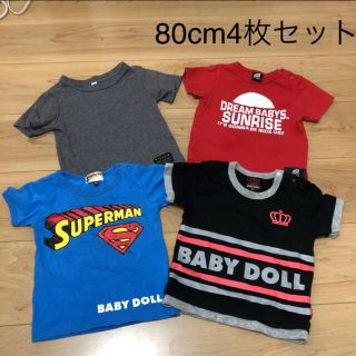 ベビードール(BABYDOLL)の80cm 4点セット 半袖Tシャツ (Ｔシャツ)