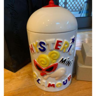 ヒステリックミニ(HYSTERIC MINI)のクッキー　キャンディ　ボトル　陶器(小物入れ)