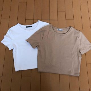 ザラ(ZARA)のザラ　ZARA Tシャツ　カットソー(カットソー(半袖/袖なし))