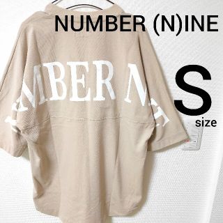 ナンバーナイン(NUMBER (N)INE)のナンバーナイン ベージュ ハーフスリーブ Tシャツ カットソー メンズsize1(Tシャツ/カットソー(半袖/袖なし))