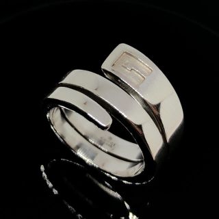 グッチ(Gucci)の【中古全国送料無料】GUCCI グッチ スネーク シルバー リング ♯16(リング(指輪))