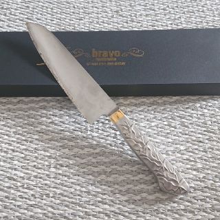 銀座 菊藤 黒打 ペティーナイフ 150ミリ 青紙割込鋼 gzerosolucoes.com.br