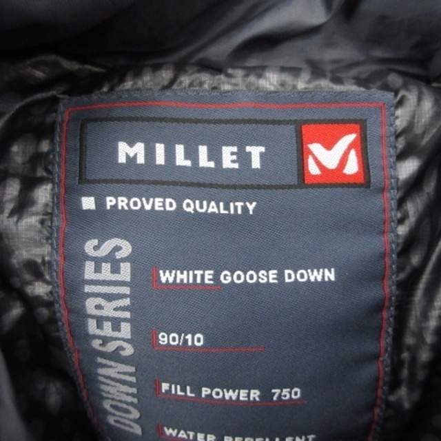 MILLET(ミレー)のミレー ダウンジャケット ジップ アウトドアウエア MIV0348 総柄 M スポーツ/アウトドアのスポーツ/アウトドア その他(その他)の商品写真