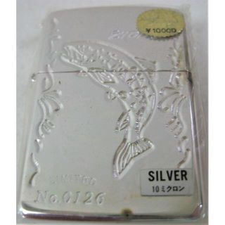 ジッポー(ZIPPO)の未使用未開封 希少限定廃盤激レアヴィンテージ1996年釣りFISHING銀メッキ(タバコグッズ)