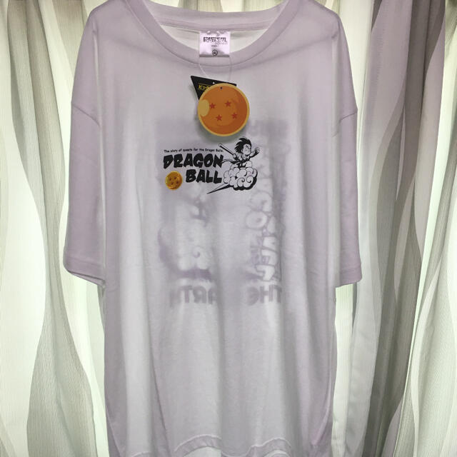 ドラゴンボール 刺繍 ビッグTシャツ バックプリント DBZ 孫悟空 白 鳥山明 メンズのトップス(Tシャツ/カットソー(半袖/袖なし))の商品写真