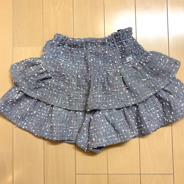 mezzo piano(メゾピアノ)のメゾピアノ 140【極美品】♡ネップ♡ キッズ/ベビー/マタニティのキッズ服女の子用(90cm~)(スカート)の商品写真