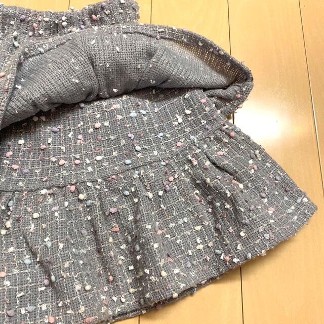 mezzo piano(メゾピアノ)のメゾピアノ 140【極美品】♡ネップ♡ キッズ/ベビー/マタニティのキッズ服女の子用(90cm~)(スカート)の商品写真