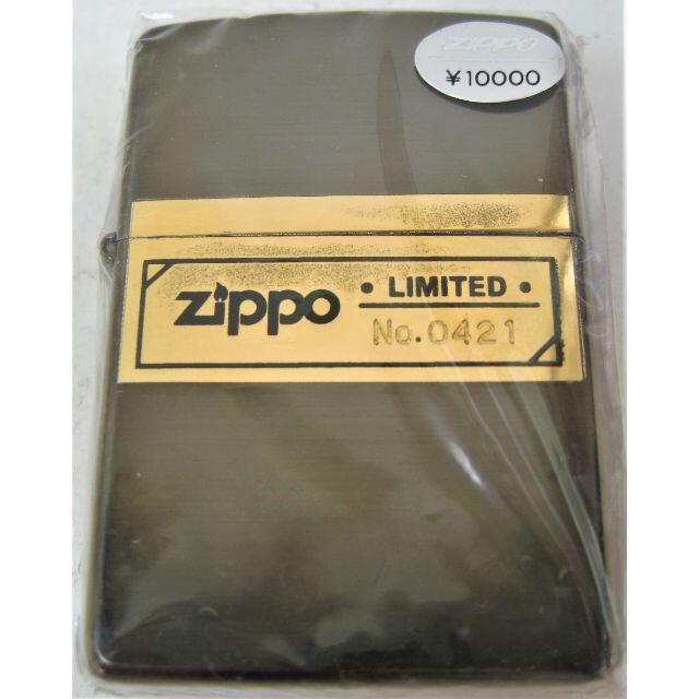 ZIPPO(ジッポー)の未使用希少激レア限定0421ヴィンテージ1998年 Zippoダークブラウン仕上 メンズのファッション小物(タバコグッズ)の商品写真