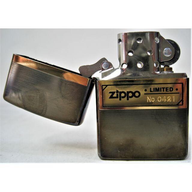 ZIPPO - 未使用希少激レア限定0421ヴィンテージ1998年 Zippoダーク