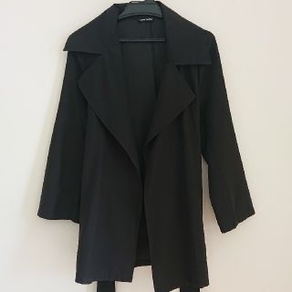 トレンチコート(BLACK)(トレンチコート)