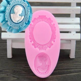 カメオ型♡シリコンモールド(各種パーツ)