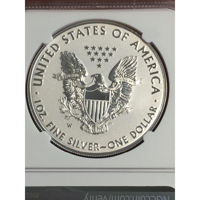 2019年 アメリカ シルバーイーグル 1ドル 銀貨 PF70 NGC www