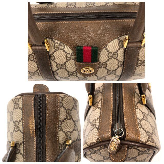 GUCCI - 良品 GUCCI グッチ ミニ ボストンバッグ オールドグッチ